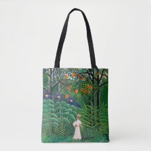 Tote Bag Henri Rousseau - Femme marchant dans une forêt exo