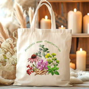 Tote Bag Herbaliste de la médecine alimentaire