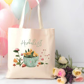 Tote Bag Herbaliste Fleurs Champignons Art