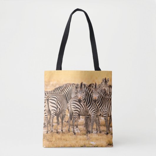 TOTE BAG HERBE DE ZEBRAS (Devant)