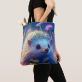 Tote Bag Hérisson Animal Portrait Peinture Faune Extérieur (De près)