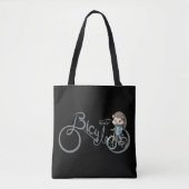 Tote Bag Hérisson, Cartoon Rider (Devant)