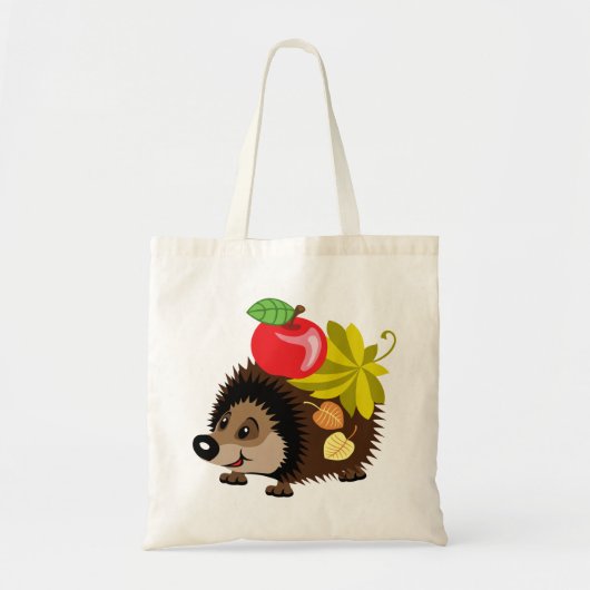 Tote Bag hérisson de bande dessinée (Devant)