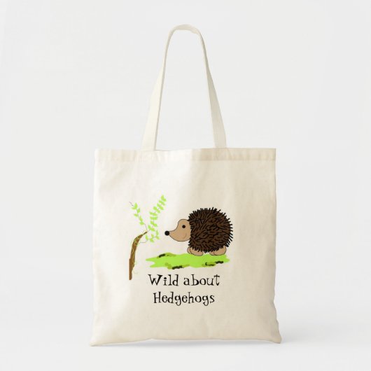 Tote Bag Hérisson de dessin animé (Devant)