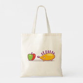 Tote Bag Hérisson Et Pomme (Dos)
