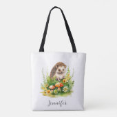 Tote Bag Hérisson personnalisé (Dos)