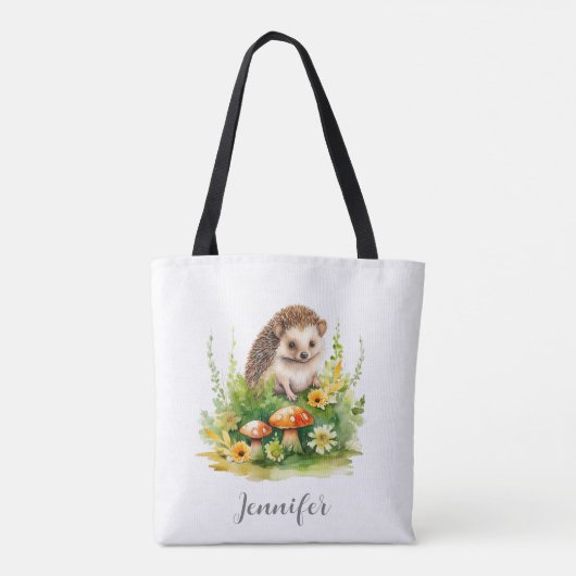 Tote Bag Hérisson personnalisé (Dos)