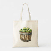 Tote Bag Hérisson Pomme Verte (Dos)