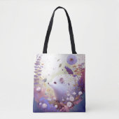 Tote Bag Hérisson Portrait Animal Peinture Forêt Faune (Devant)
