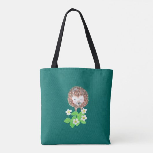 Tote Bag Hérisson souriant (Dos)