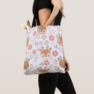 Tote Bag Hérisson Whimsical Folk Art pour la crèche