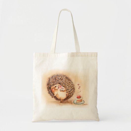 Tote Bag Hérisson Yum (Devant)
