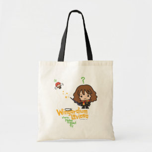 Tote Bag Hermione de dessin et Ron Wingardium Leviosa Spell
