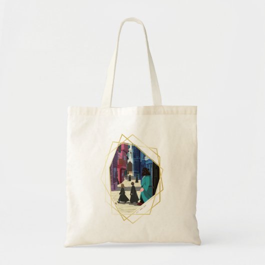 Tote Bag Hermione, HARRY POTTER™ & Hagrid dans Diagon Alley (Devant)