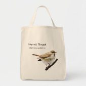 Tote Bag Hermit Thrush Épicerie Fourre-tout (Devant)
