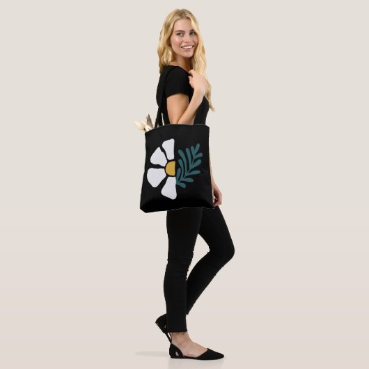 Tote Bag Hermosa flor abstracta (Sur le modèle)