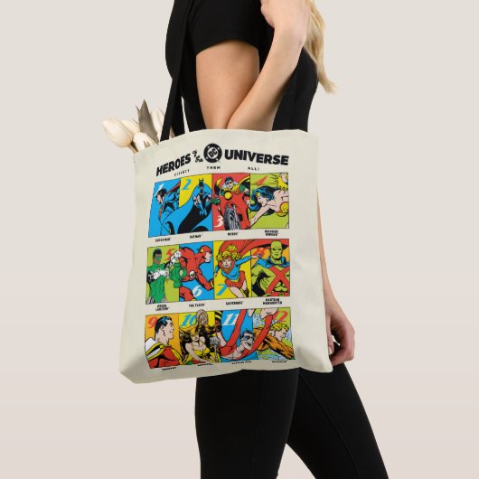 Tote Bag Heroes of the DC™ Universe (De près)