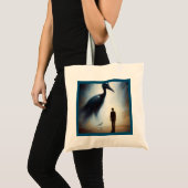 Tote Bag Heron animal Spirit 2 (Devant (produit))