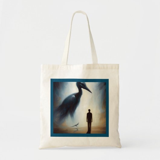 Tote Bag Heron animal Spirit 2 (Devant)