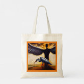 Tote Bag Heron animal Spirit 3 (Dos)