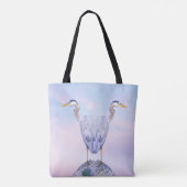 Tote Bag Heron dans le style moderne (Dos)