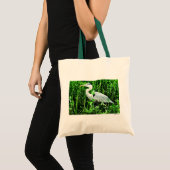 Tote Bag Heron Sur Les Pistes De La Compagnie Aérienne (Devant (produit))