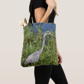 Tote Bag Héron tricolore (De près)