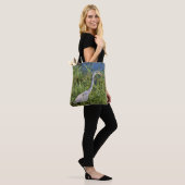 Tote Bag Héron tricolore (Sur le modèle)