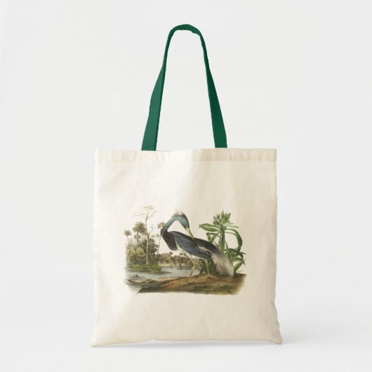 Tote Bag Héron tricolore par Audubon (Devant)
