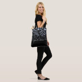 Tote Bag Hérone de Parties scintillant diamant argenté (Sur le modèle)