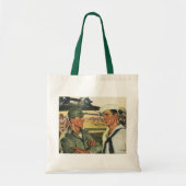 Tote Bag Héros patriotiques vintages, hommes militaires en (Devant)