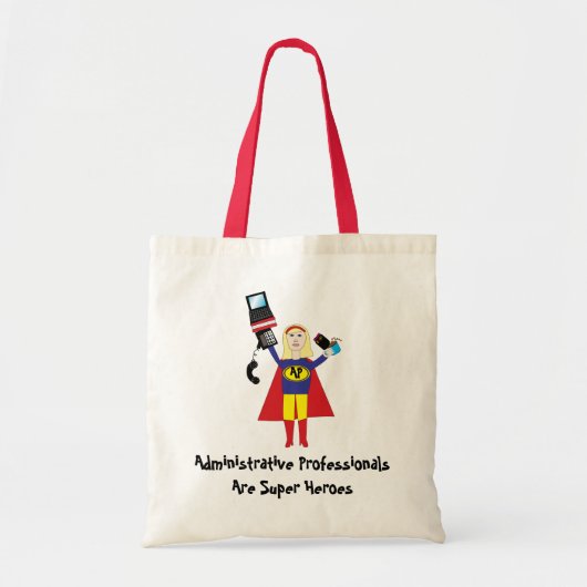 Tote Bag Héros Professionnel Administratif Personnaliser Cu (Devant)