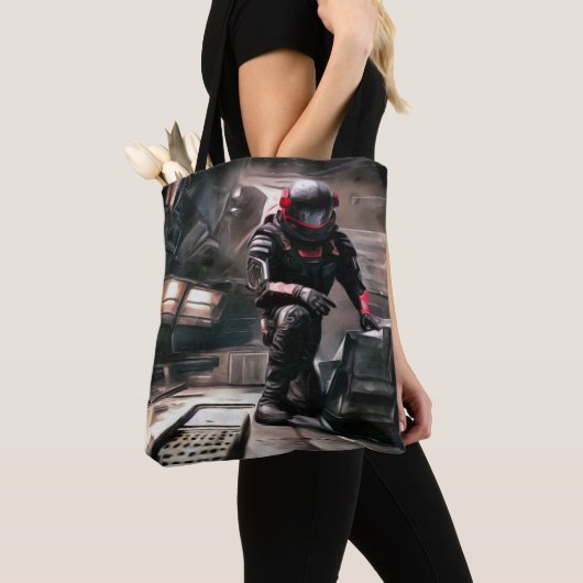 Tote Bag Héros SF à bord du vaisseau spatial 3 (De près)