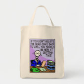 Tote Bag Heure de cessation (Devant)