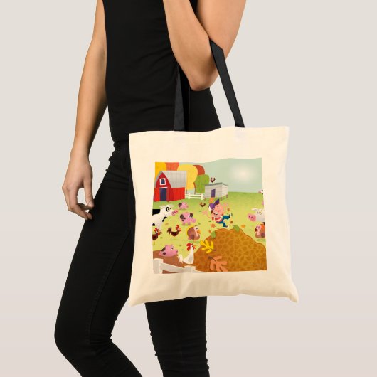 Tote Bag Heure de compter - la basse cour (Devant (produit))
