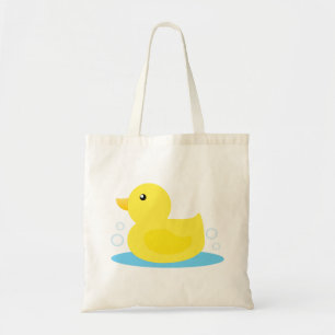 Tote Bag Heure du bain Canard jaune