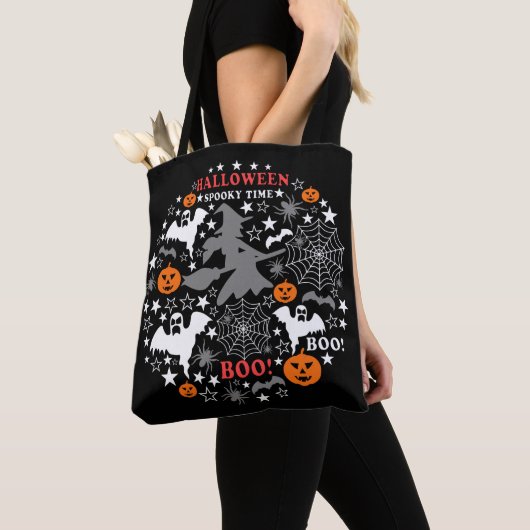 Tote Bag Heure Éffrayante Halloween (De près)