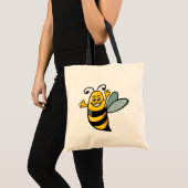 Tote Bag Heureuse abeille (Devant (produit))