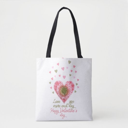 Tote Bag Heureuse Sainte-Valentin (Devant)
