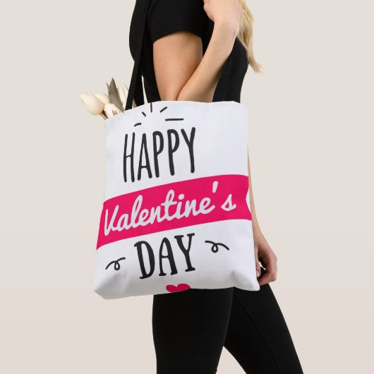 Tote Bag Heureuse Sainte-Valentin (De près)
