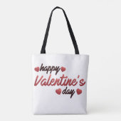 Tote Bag Heureuse Sainte-Valentin (Dos)