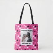 Tote Bag Heureuse Sainte-Valentin avec amour (Devant)