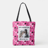 Tote Bag Heureuse Sainte-Valentin avec amour (Dos)