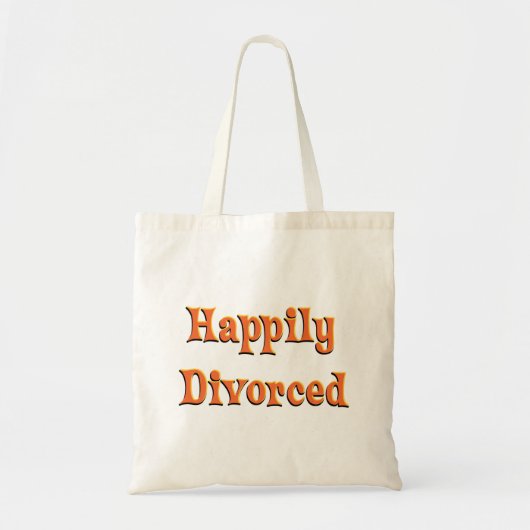 Tote Bag Heureusement Divorcé (Devant)