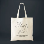 Tote Bag Heureusement toujours après le 50e anniversaire pe<br><div class="desc">Un script de calligraphie romantique et élégant sur ce sac fourre-tout d'anniversaire du 50e mariage fait un cadeau spécial d'anniversaire de gardien pour le couple heureux. Personnalisez avec les noms de M. et Mme et de leur date mariage ou année d'anniversaire pour un maintien réfléchi. Heureusement toujours après et des...</div>