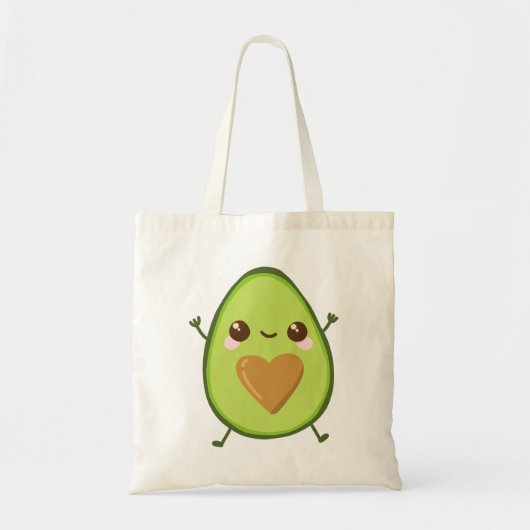 Tote Bag Heureux Avocado (Devant)