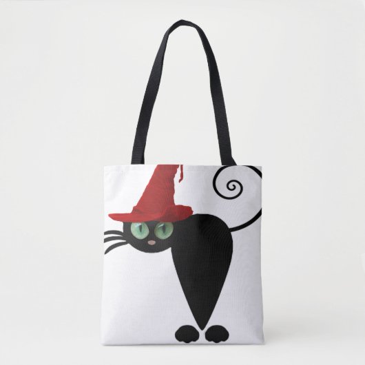 Tote Bag heureux citrouille d'Halloween effrayant (Devant)