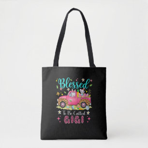 Tote Bag Heureux D'Être Appelé Gigi Bunnies Pâques Chocolat