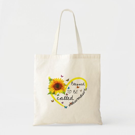 Tote Bag Heureux D'Être Appelé Mawmaw Sunflower Dons (Devant)