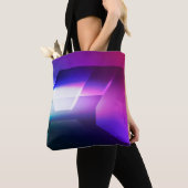 Tote Bag Hexagonal Abstrait forme arrière-plan abstrait, ar (De près)